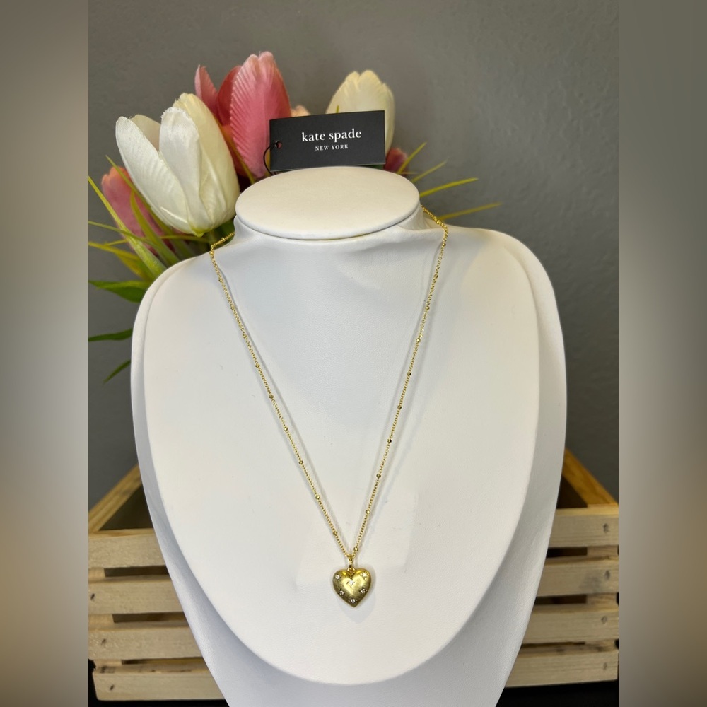 Kate Spade Gold Heart Necklace